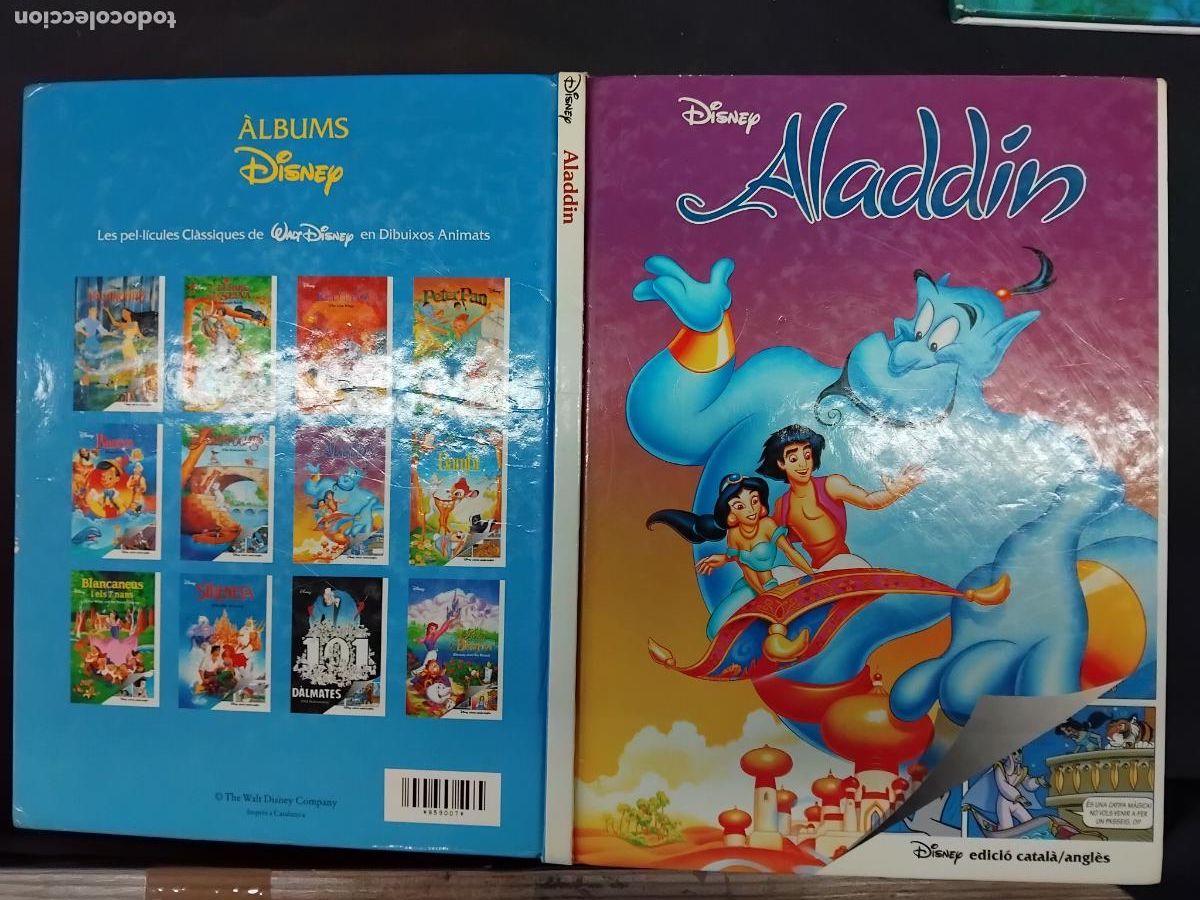 Libros de segunda mano: ALADIN - WALT DISNEY - EDICI&Oacute; CATAL&Agrave; / ANGLES -BEASCOA - Foto 1