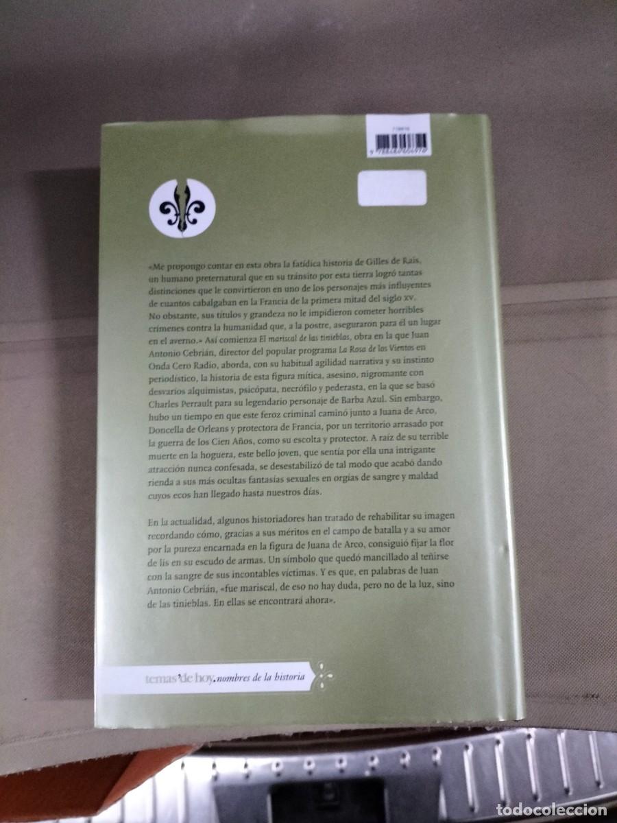 Libros de segunda mano: El mariscal de las tinieblas - Juan Antonio Cebri&aacute;n - Foto 2