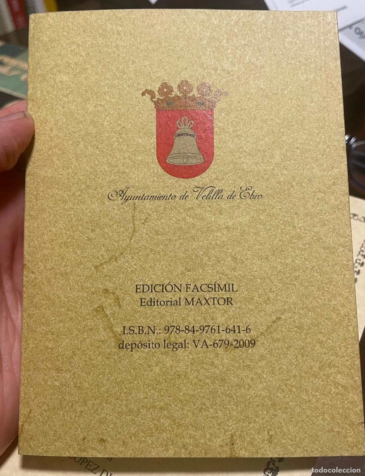Libros de segunda mano: LAS CAMPANAS DE VELILLA, FACSIMIL - Foto 2
