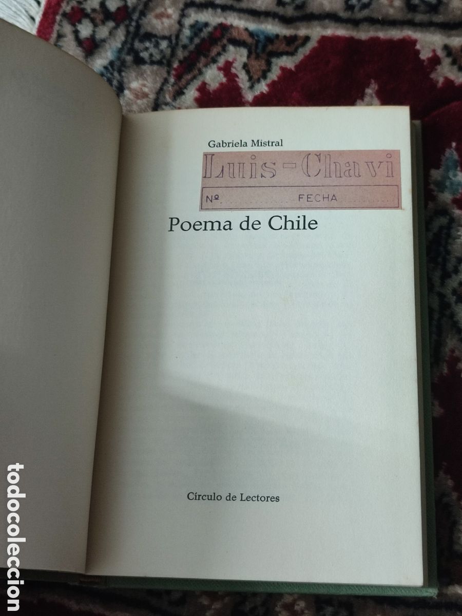 Libros de segunda mano: Poema de Chula Gabriela Mistral - Foto 4