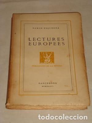 Libros de segunda mano: Lectures europees [Ramon Esquerra] - Foto 1