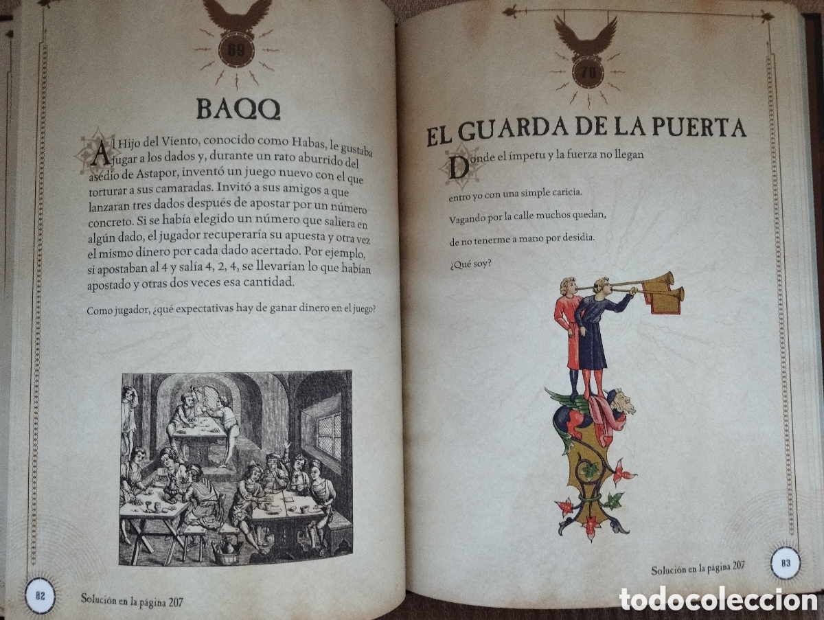 Libros de segunda mano: JUEGO DE TRONOS EL LIBRO DE LOS ENIGMAS - Foto 4