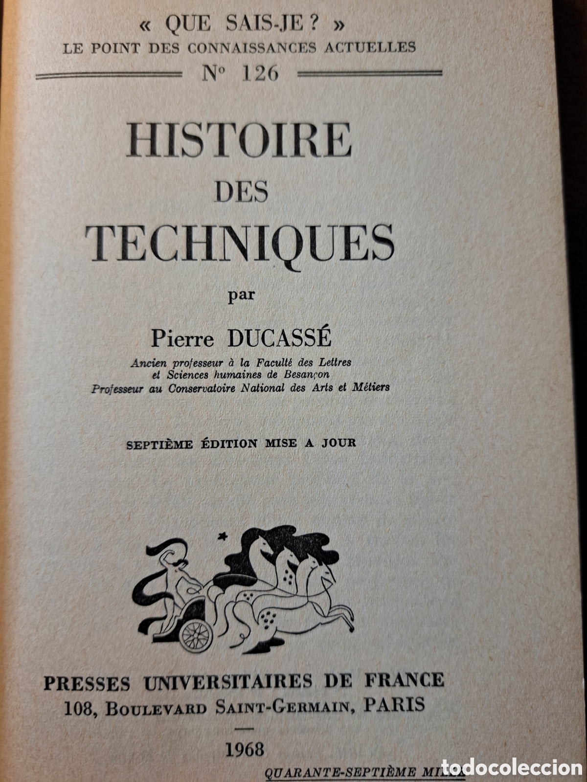 Libros de segunda mano: Histoire des Techniques que sais-je? - Foto 2