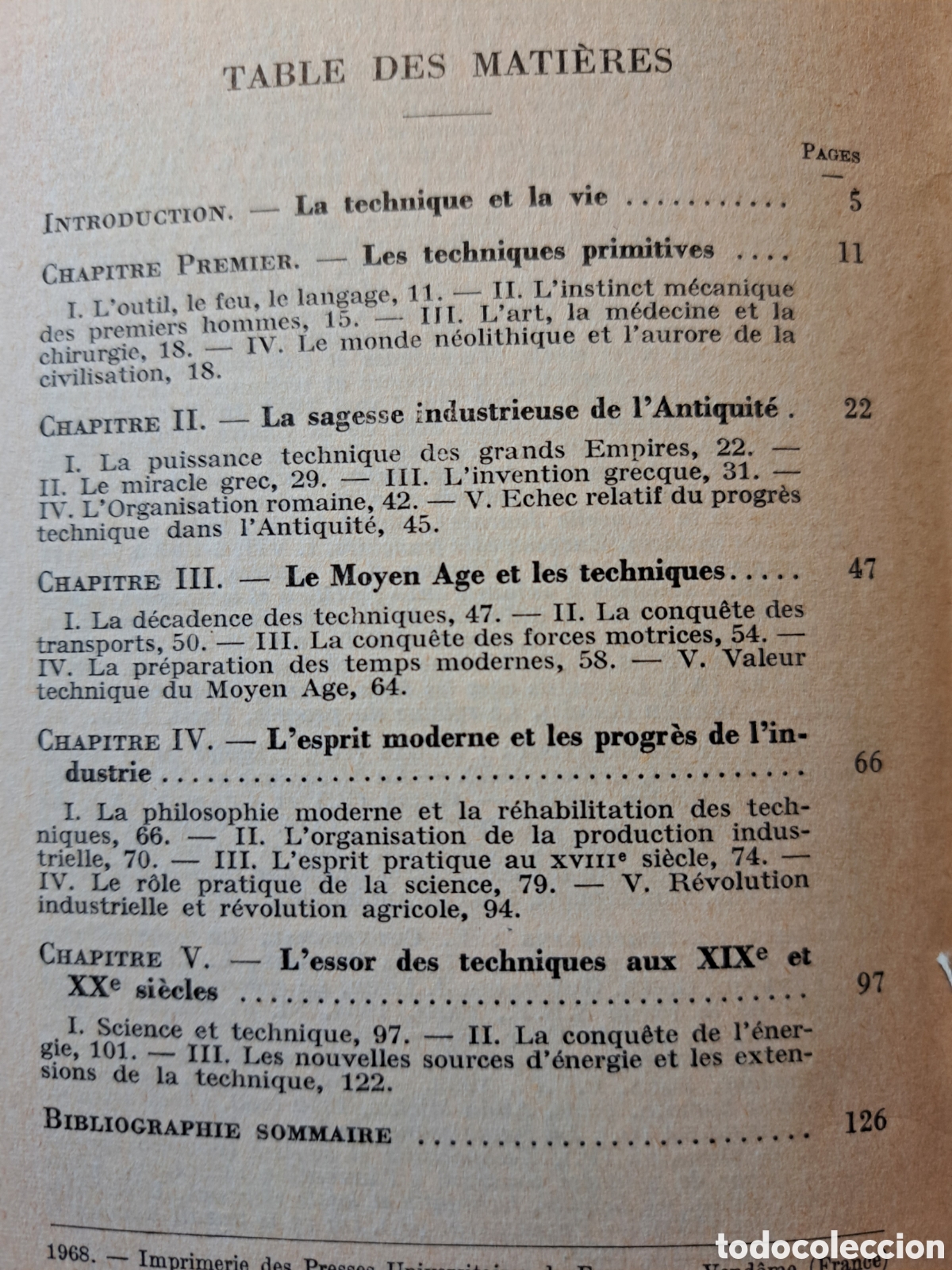 Libros de segunda mano: Histoire des Techniques que sais-je? - Foto 4