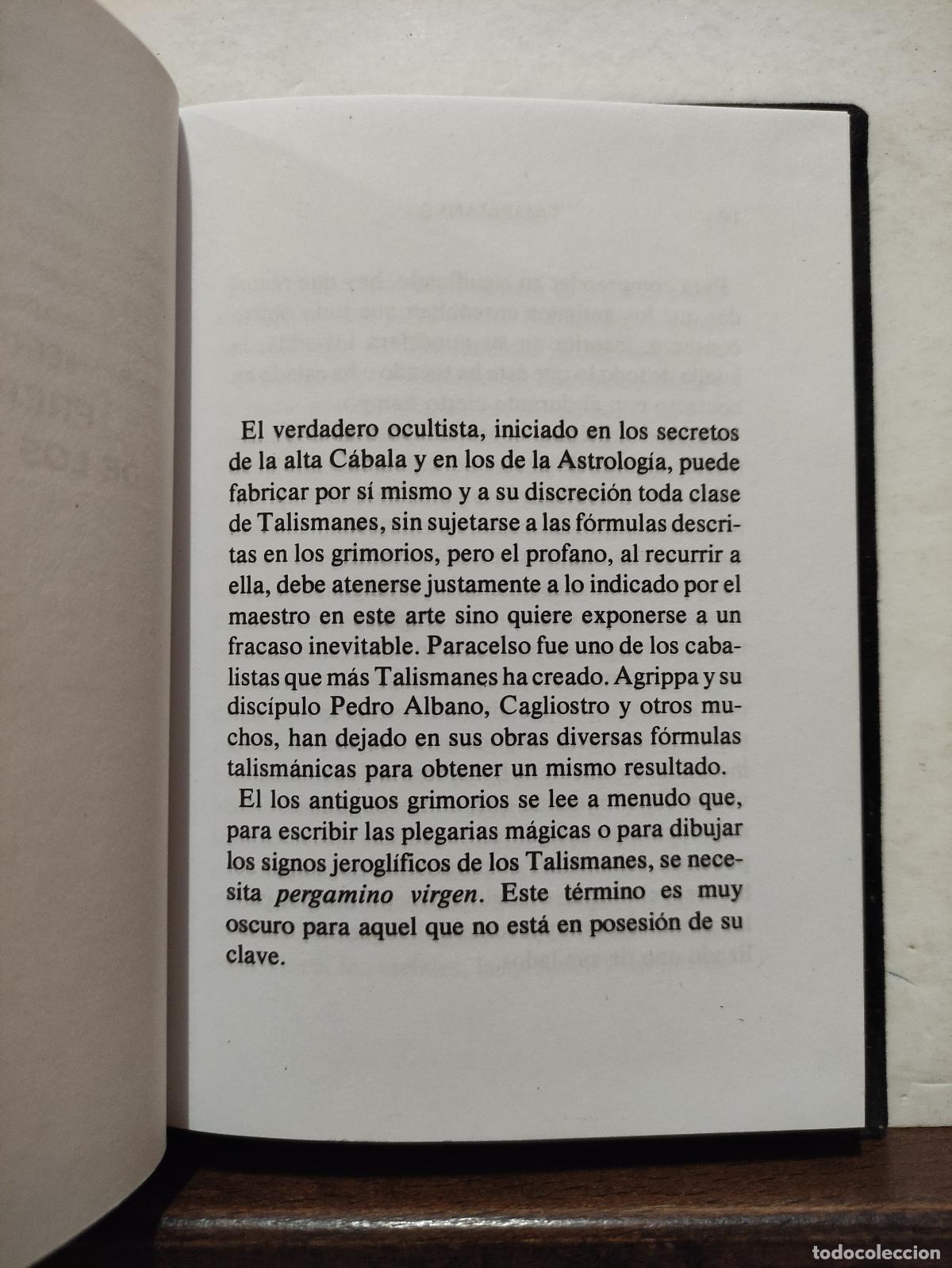 Libros de segunda mano: TALISMANES - SU PREPARACION, USO Y PODERES - ANONIMO - Foto 2