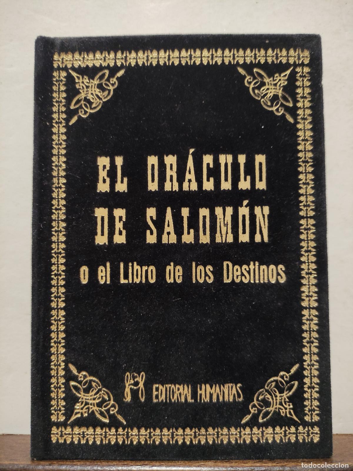 Libros de segunda mano: EL ORACULO DE SALOMON - O EL LIBRO DE LOS DESTINOS - RADEZKI - Foto 1