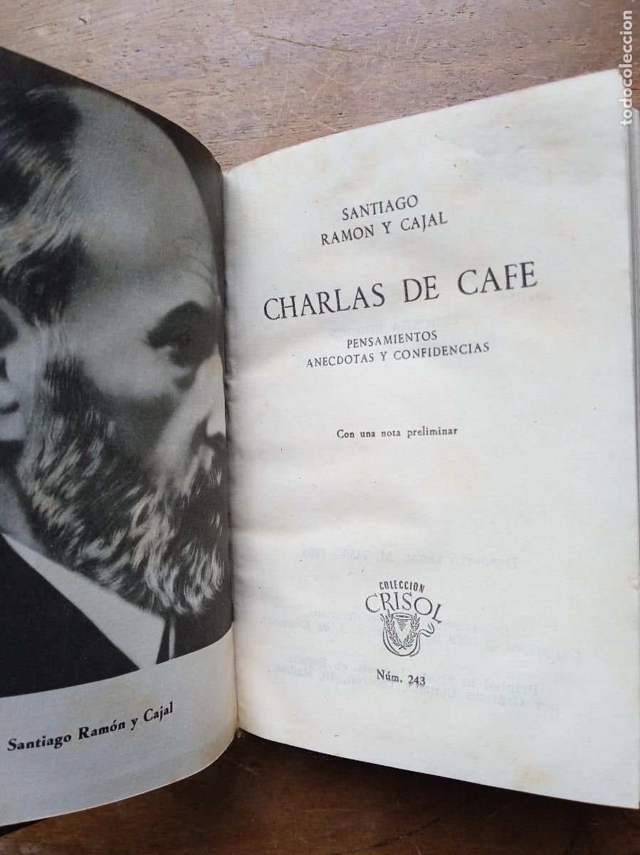 Libros de segunda mano: Ram&oacute;n y Cajal, Charlas de caf&eacute;, Aguilar Crisol - Foto 5
