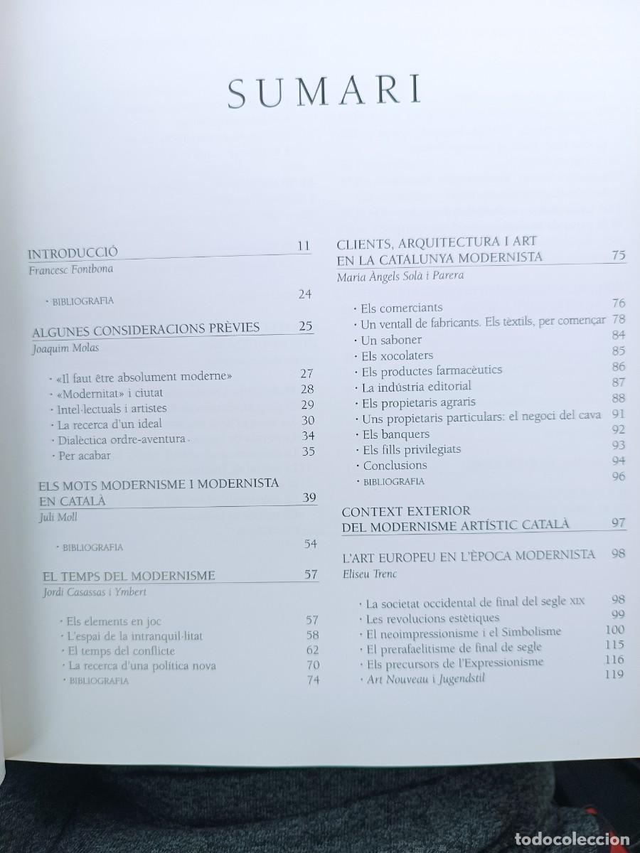 Libros de segunda mano: El Modernisme, Francesc Fontbona - Foto 3