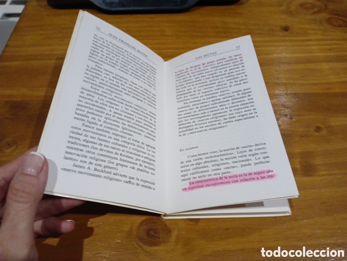 Libros de segunda mano: Las Sectas. Jean- Francois Mayer - Foto 4