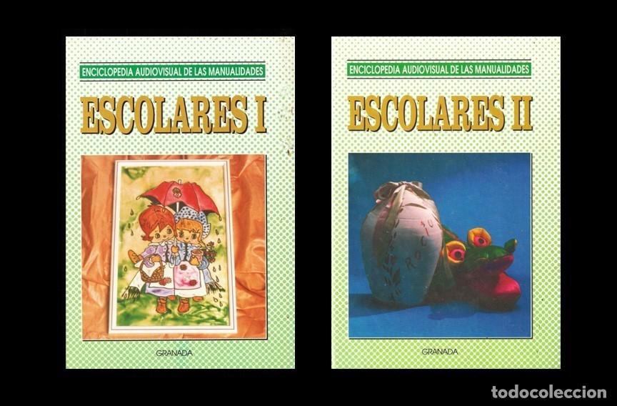 Libros de segunda mano: [2 TOMOS]. MANUALIDADES. ENC. VISUAL. ESCOLARES. ARTESANIA. - Foto 1