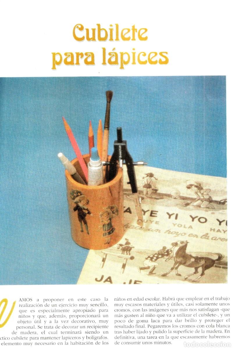 Libros de segunda mano: [2 TOMOS]. MANUALIDADES. ENC. VISUAL. ESCOLARES. ARTESANIA. - Foto 4