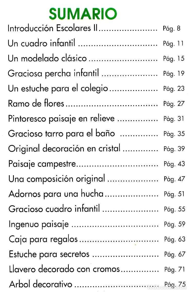 Libros de segunda mano: [2 TOMOS]. MANUALIDADES. ENC. VISUAL. ESCOLARES. ARTESANIA. - Foto 8