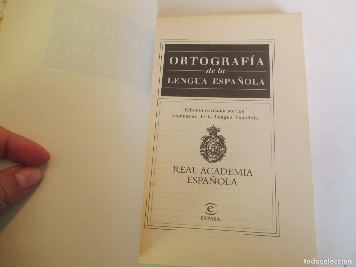 Libros de segunda mano: Ortograf&iacute;a de la lengua espa&ntilde;ola W30006 - Foto 2