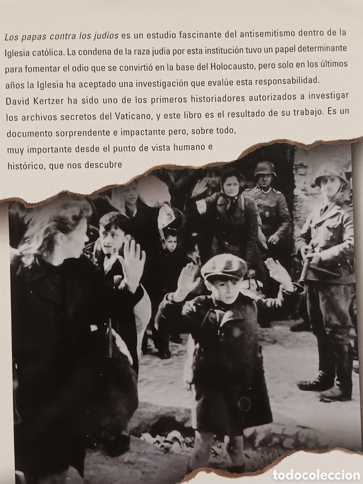 Libros de segunda mano: David I. Kertzer. Los papas contra los jud&iacute;os - Foto 2