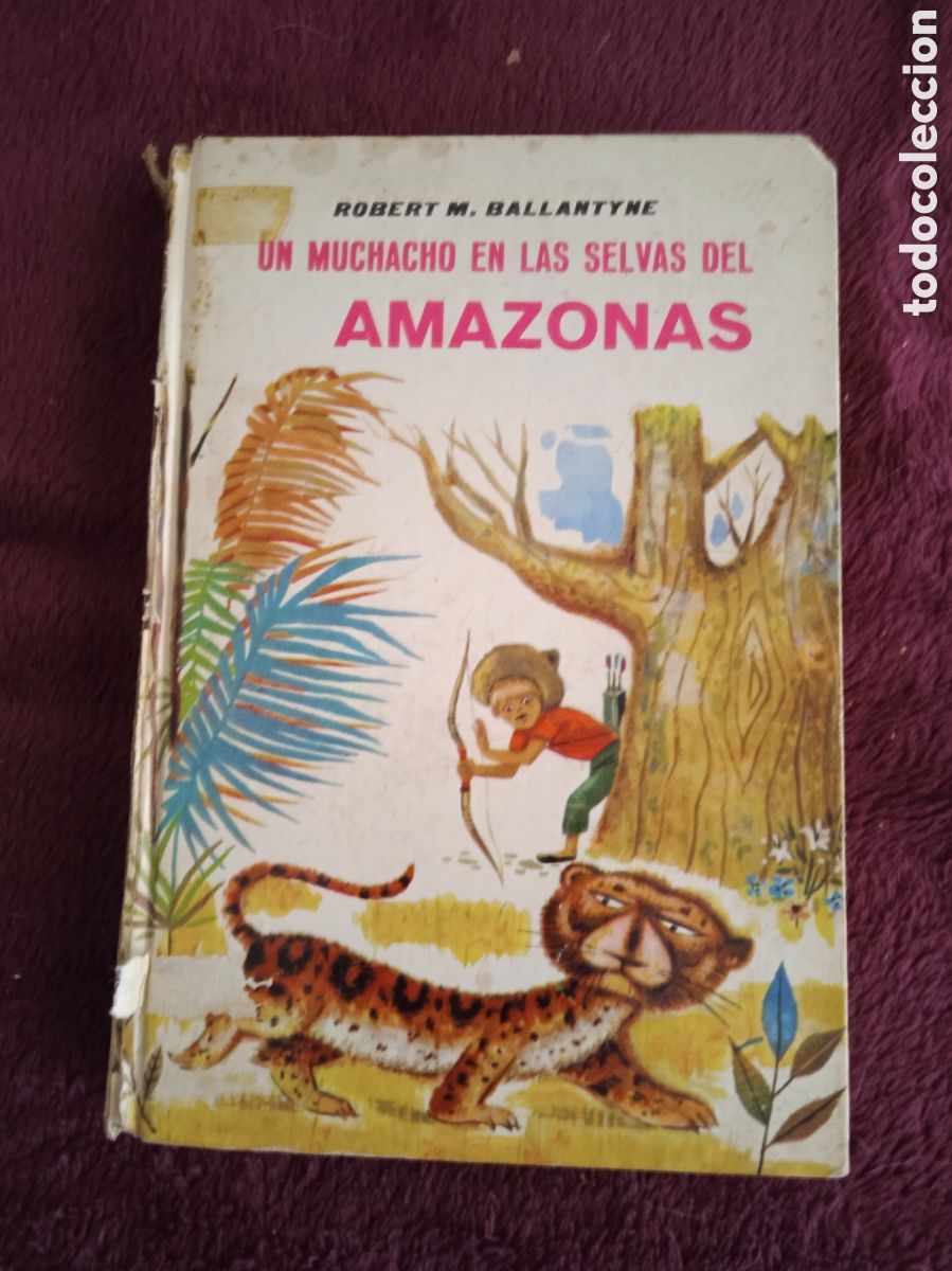Libros de segunda mano: UN MUCHACHO EN LAS SELVAS DEL AMAZONAS / ROBERT M. BALLANTYNE -ED. MATEU - Foto 1