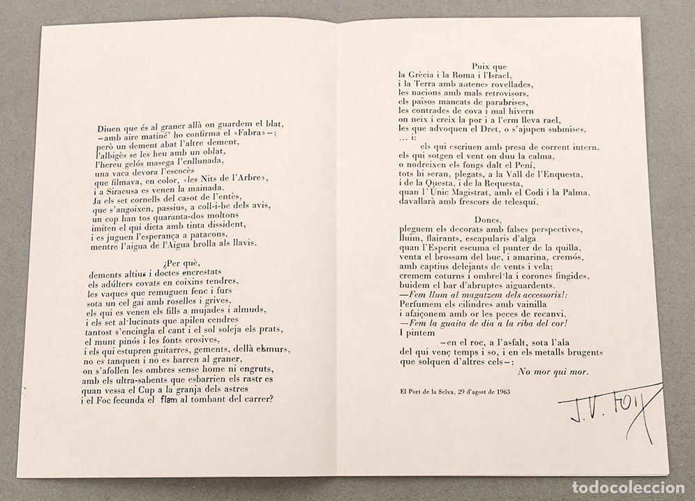 Libros de segunda mano: J. V. FOIX - 1963 - NADALA - Foto 3