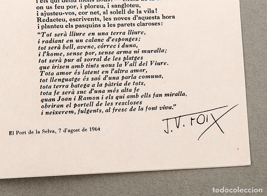 Libros de segunda mano: J. V. FOIX - 1964 - NADALA - Foto 4