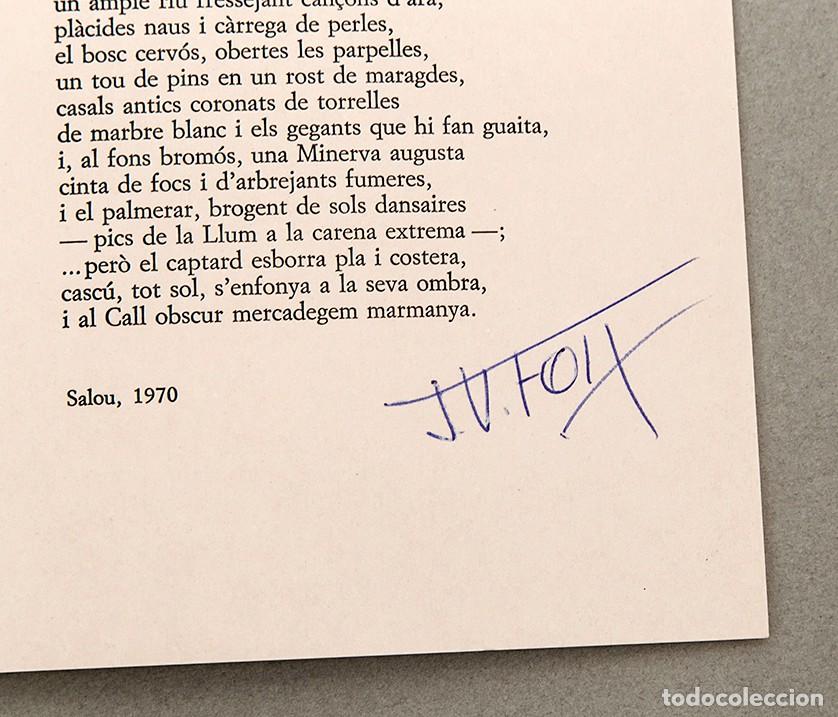 Libros de segunda mano: J. V. FOIX - 1970 - NADALA FIRMADA - Foto 4