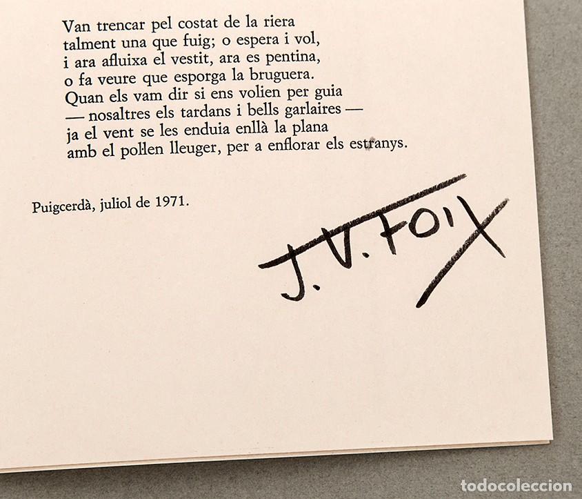Libros de segunda mano: J. V. FOIX - 1971 - NADALA FIRMADA - Foto 4