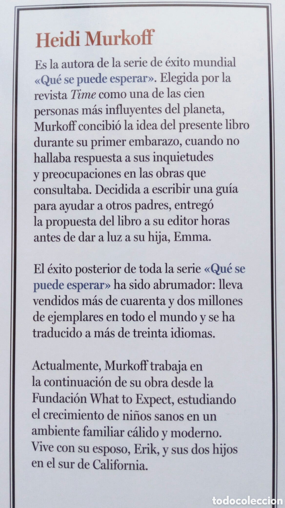 Libros de segunda mano: Qu&eacute; se puede esperar cuando se est&aacute; esperando. Heidi Murkoff. - Foto 3