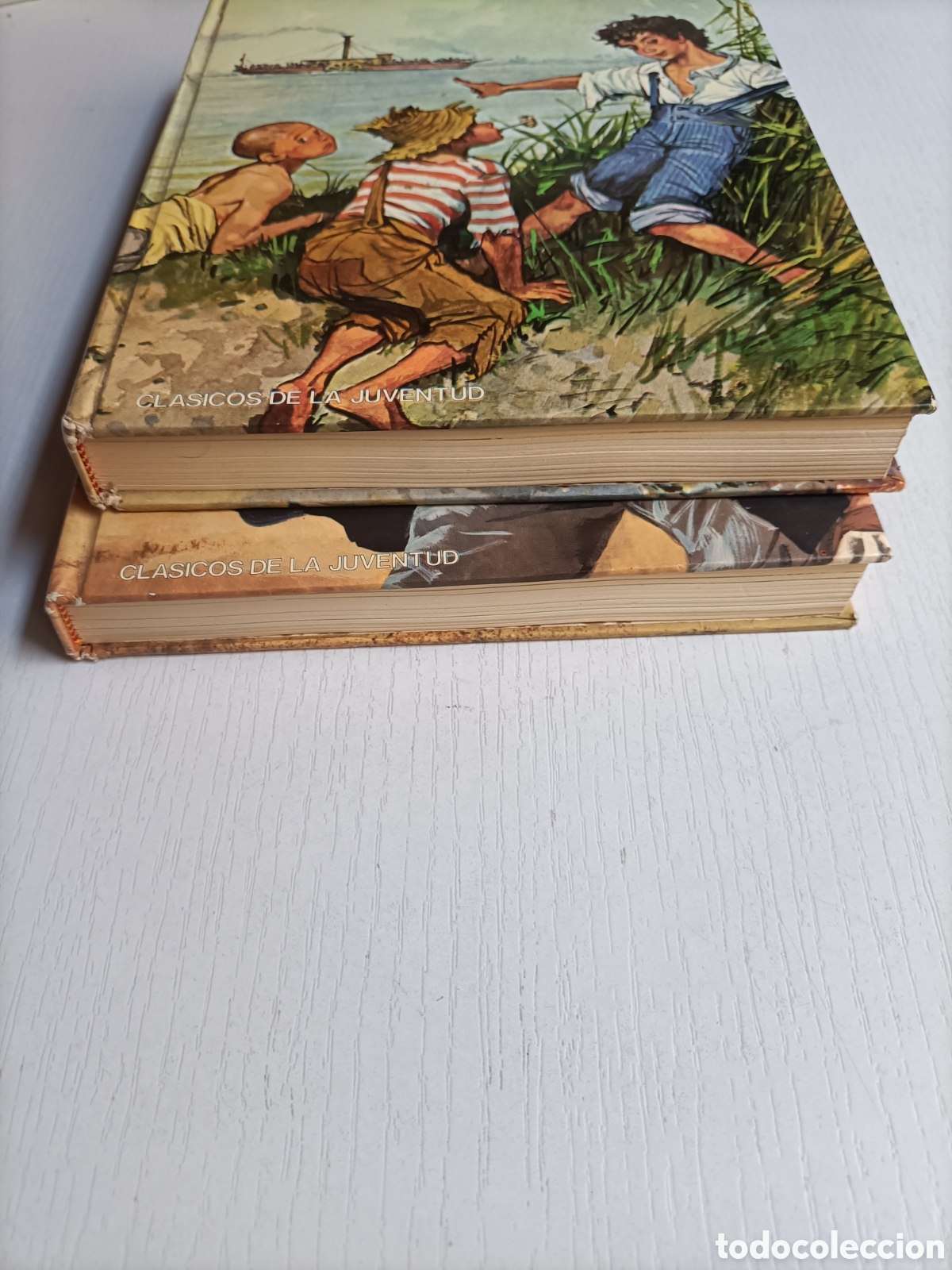 Libros de segunda mano: Tom sawyer. La isla del tesoro. Cl&aacute;sicos de la juventud 1975 - Foto 3