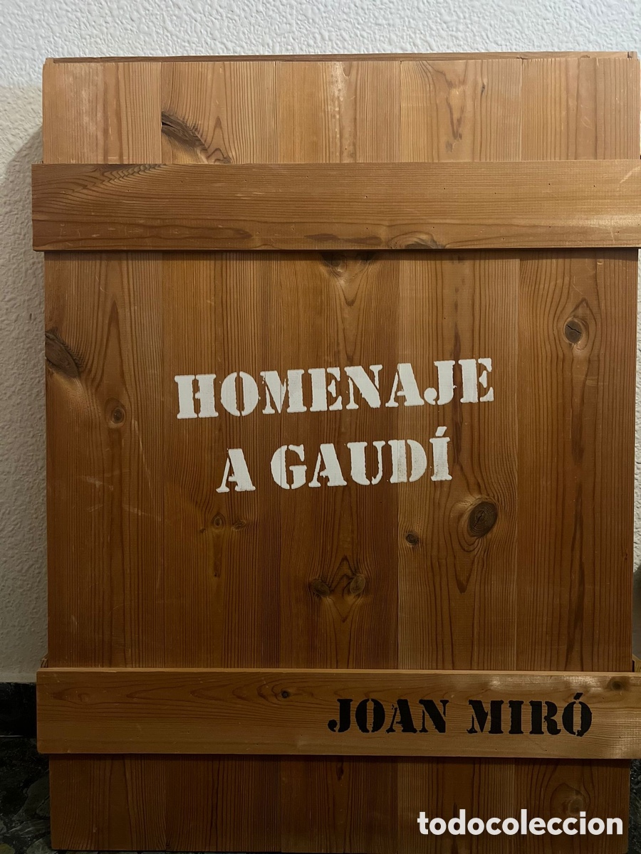 Libros de segunda mano: Homenaje a Gaud&iacute;. Joan Mir&oacute;. Artika books. - Foto 1