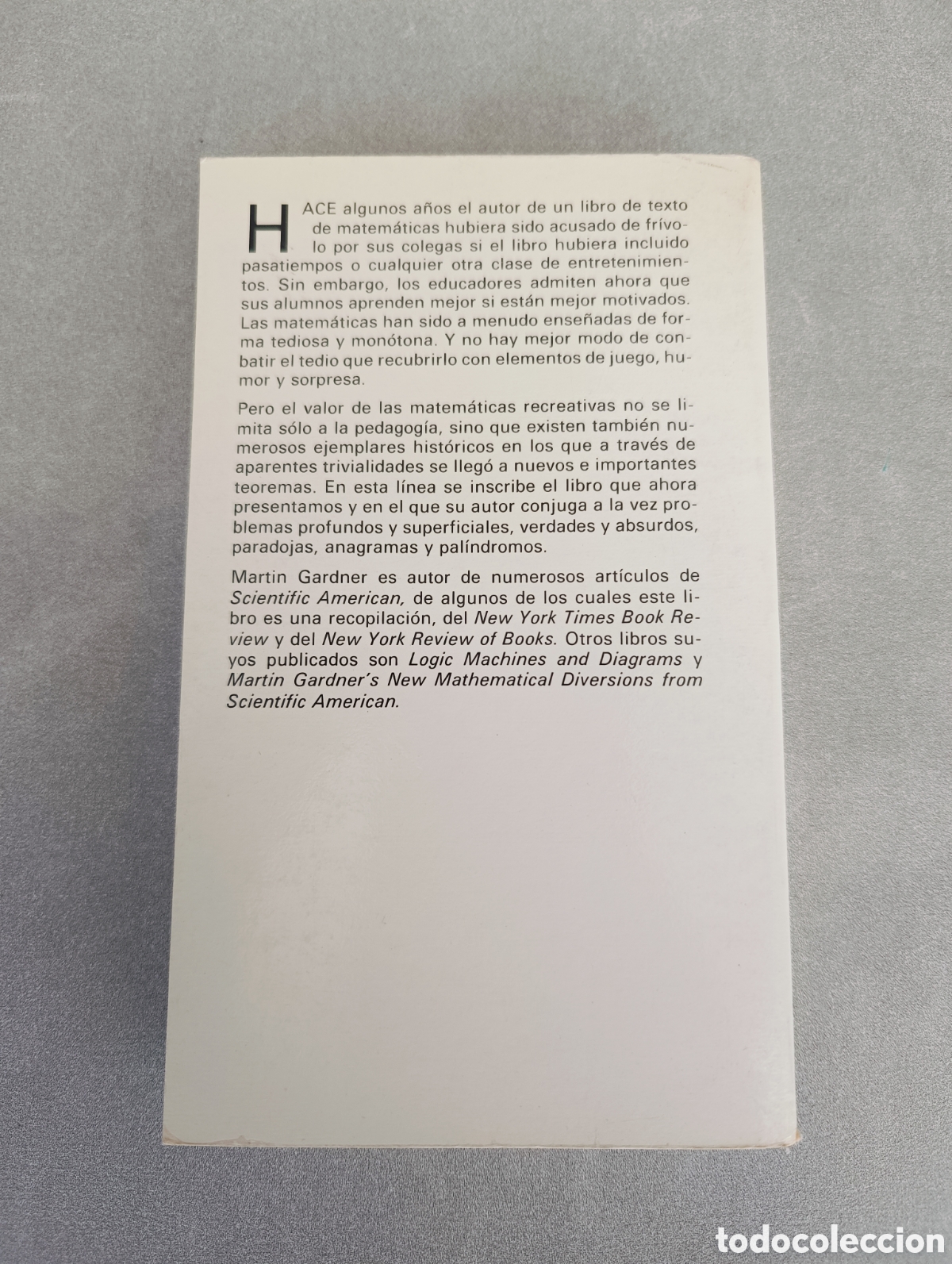 Libros de segunda mano: Comunicaci&oacute;n extraterrestre. Mart&iacute;n Gardner - Foto 3