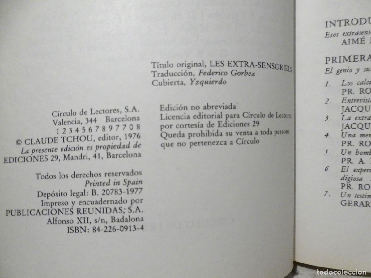 Libros de segunda mano: Los Poderes Extrasensoriales 1977 - Foto 3
