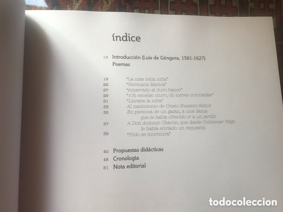 Libros de segunda mano: Luis de G&oacute;ngora. La fiesta de la lectura - Foto 2