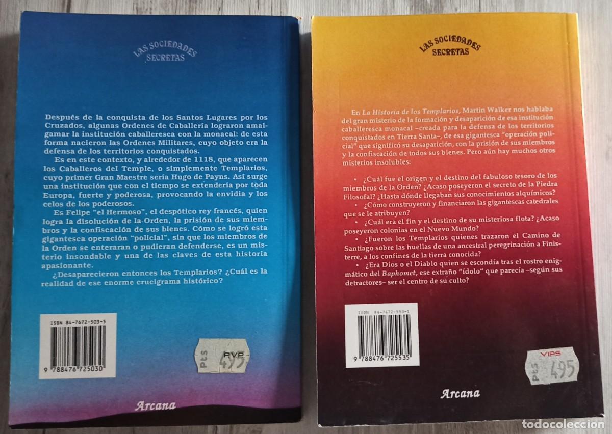 Libros de segunda mano: Lote 2 Libros Templarios de Martin Walker - Foto 2