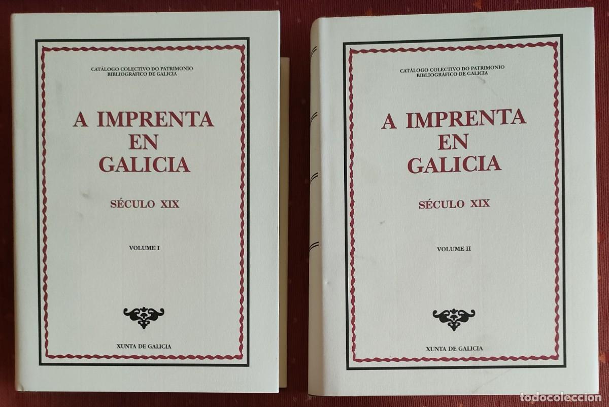 Libros de segunda mano: A IMPRENTA en GALICIA s&eacute;culo XIX, 2 vol., 2002 - Foto 1