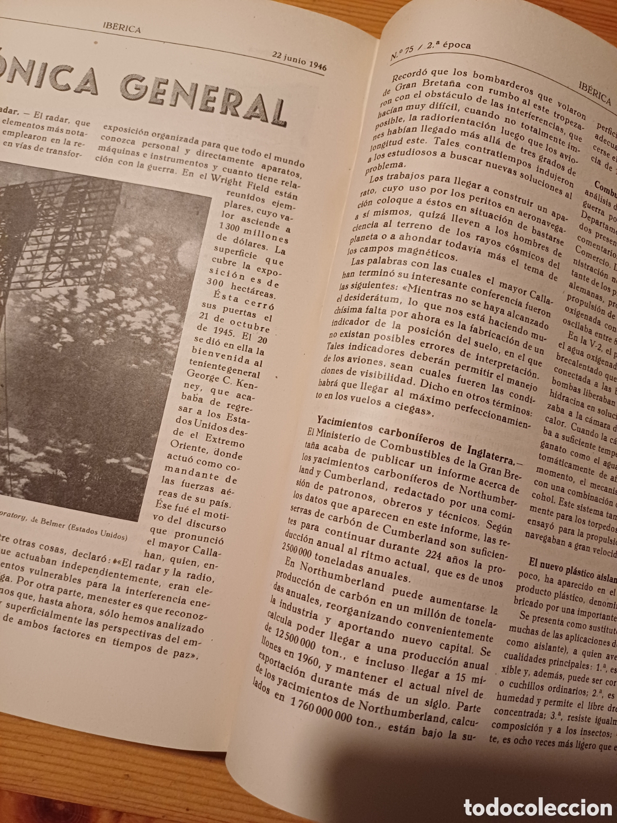 Libros de segunda mano: Iberica 1946 Tomo 3 El progreso de las ciencias y sus aplicaciones - Foto 7