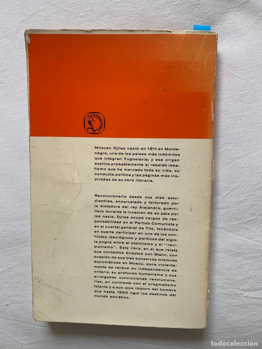 Libros de segunda mano: Milovan Djilas: Conversaciones con Stalin (Seix Barral) - Foto 3