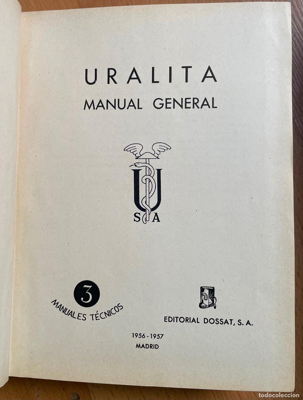 Libros de segunda mano: URALITA MANUAL GENERAL, Editorial Dossat - Foto 6