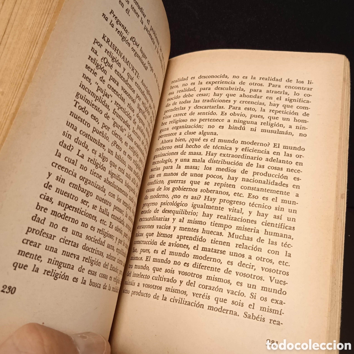 Libros de segunda mano: COMPRENSI&Oacute;N CREADORA - J KRISHNAMURTI - 1963 #8882 - Foto 14
