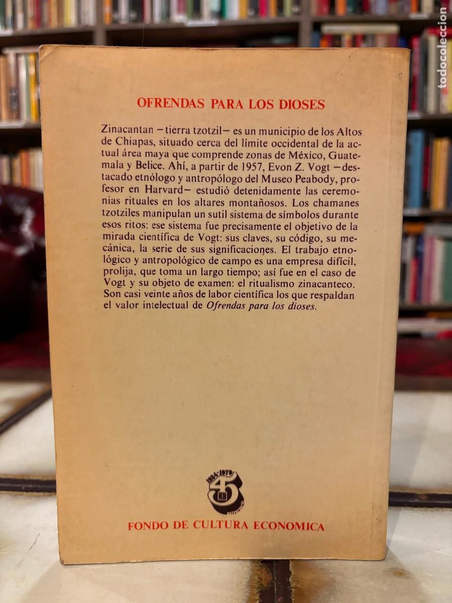 Libros de segunda mano: Ofrendas para los dioses. Evon Z. Vogt. M&eacute;xico - Foto 2