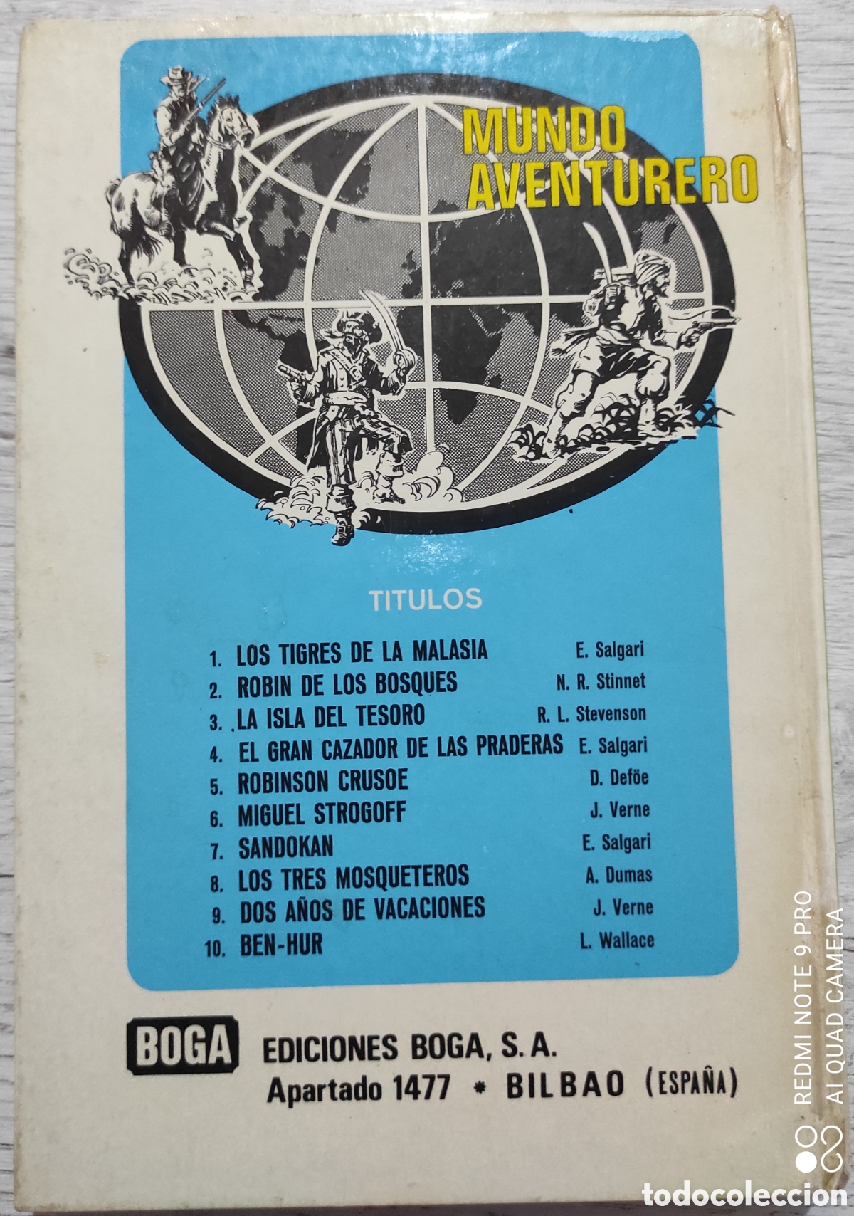 Libros de segunda mano: SANDOKAN. EMILIO SALGARI. EDICIONES BOGA. N&deg; 7 - Foto 2