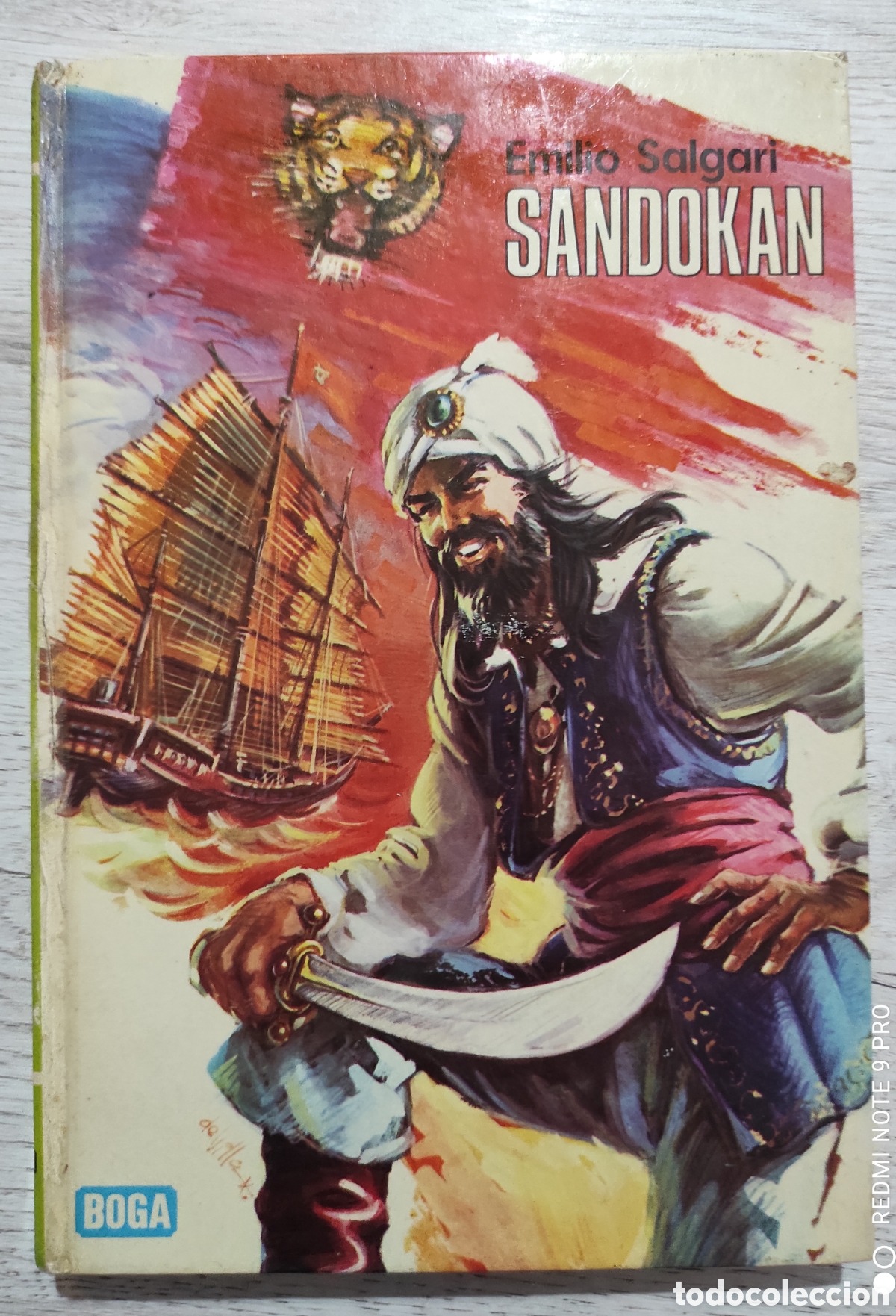 Libros de segunda mano: SANDOKAN. EMILIO SALGARI. EDICIONES BOGA. N&deg; 7 - Foto 1