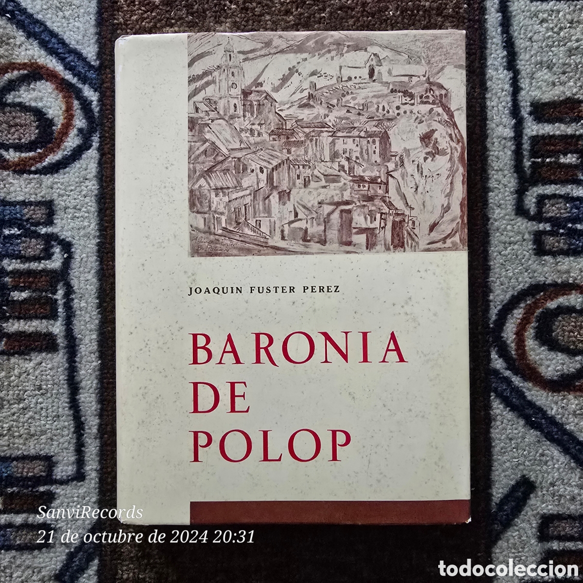 Libros de segunda mano: BARONIA DE POLOP (JOAQU&Iacute;N FUSTER P&Eacute;REZ) (AYUNTAMIENTO DE POLOP DE LA MARINA) (1971)