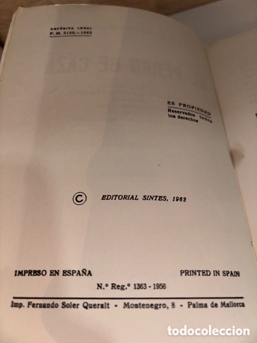 Libros de segunda mano: EL PERRO DE CAZA / SANTIAGO PONS / SINTES / - Foto 4