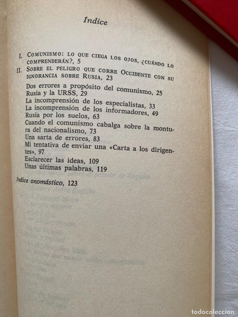 Libros de segunda mano: Alexandr Solzhenitsin : El error de Occidente - Foto 3