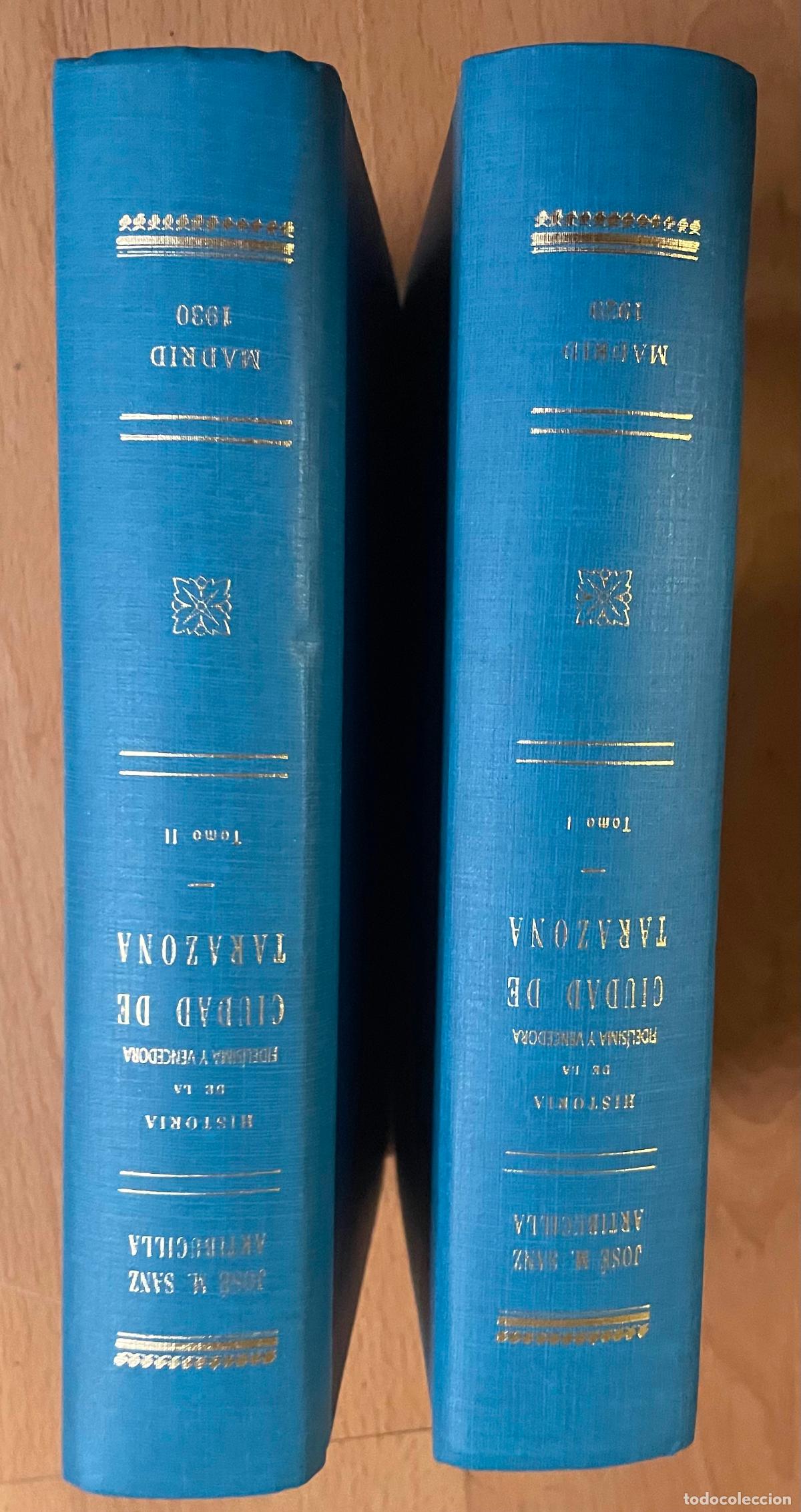Libros de segunda mano: HISTORIA DE LA CIUDAD DE TARAZONA, FACSIMIL 2 VOLUMENES - Foto 2