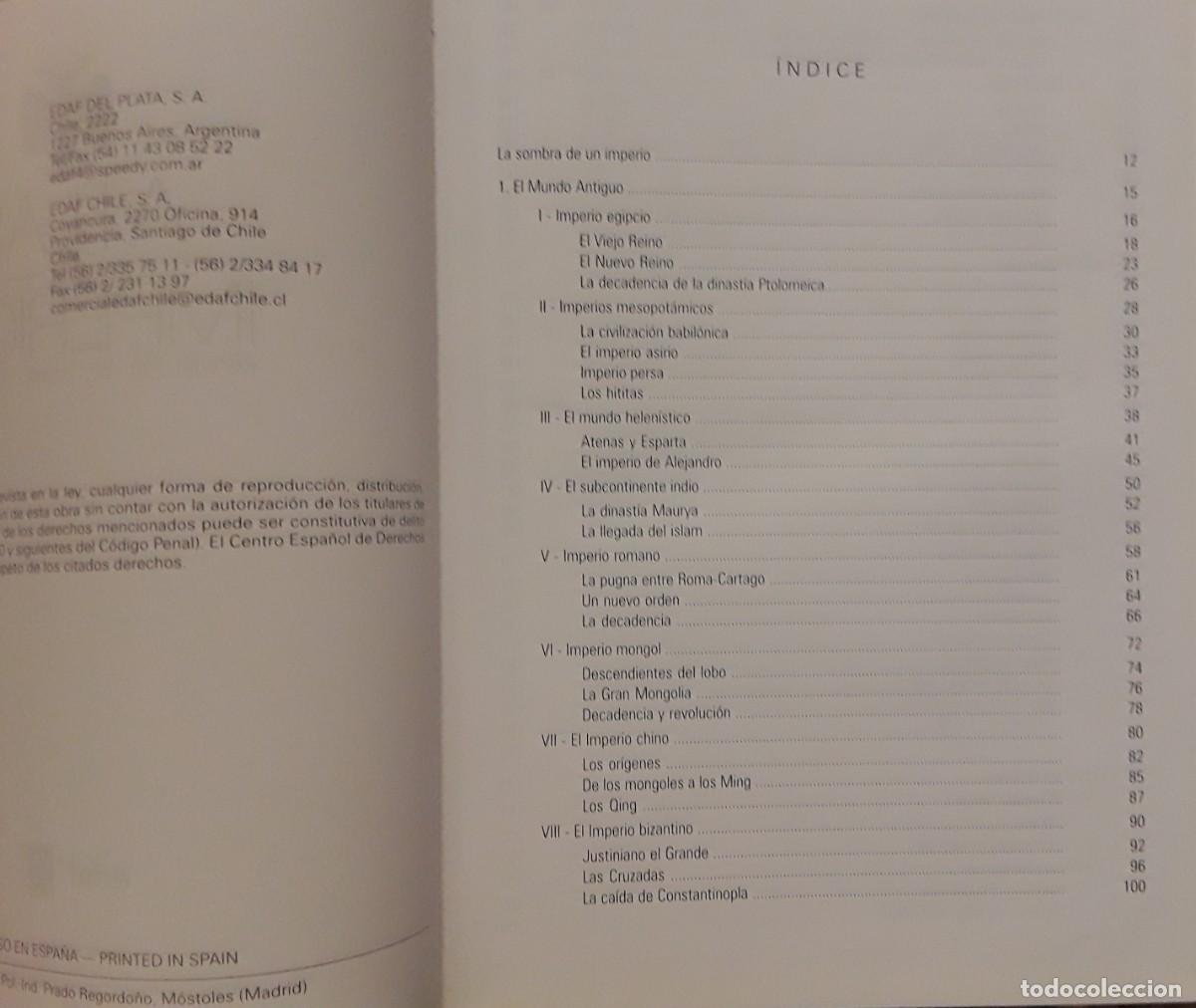 Libros de segunda mano: ATLAS DE IMPERIOS. MIGUEL DEL REY Y CARLOS CANALES. - Foto 4