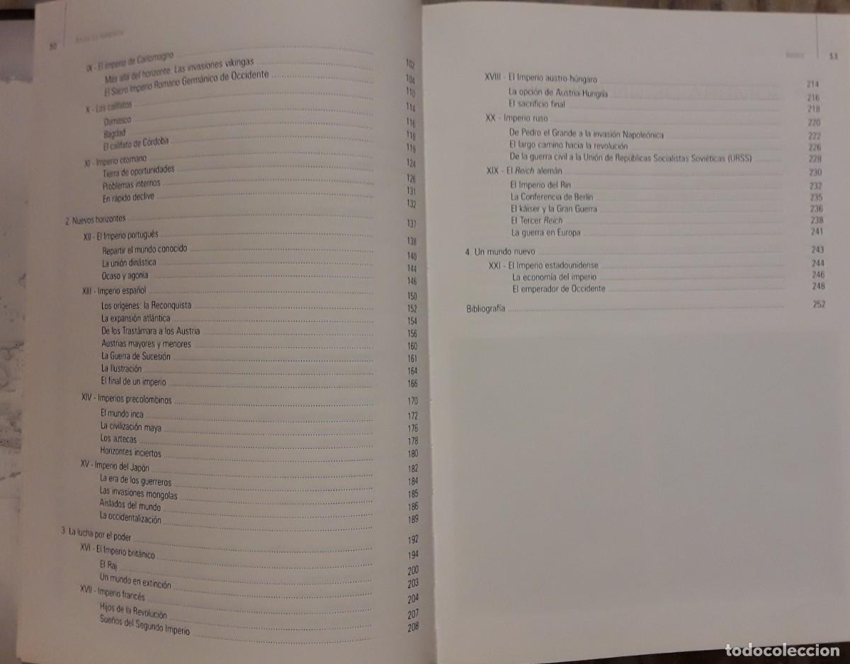 Libros de segunda mano: ATLAS DE IMPERIOS. MIGUEL DEL REY Y CARLOS CANALES. - Foto 7