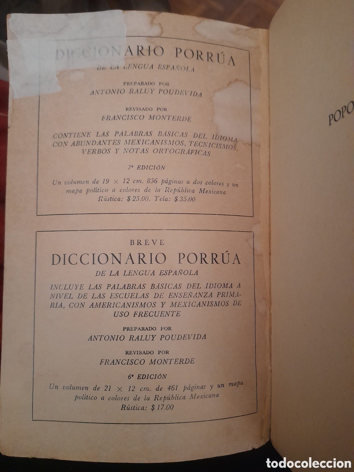Libros de segunda mano: Libro, Popol Vuh, Editorial PORRUA, M&eacute;xico 1975 - Foto 7
