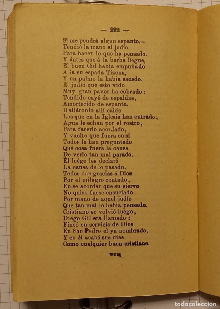 Libros de segunda mano: Libro de bolsillo Romancero del Cid castellano antiguo Edit. Universal 1929 - Foto 7