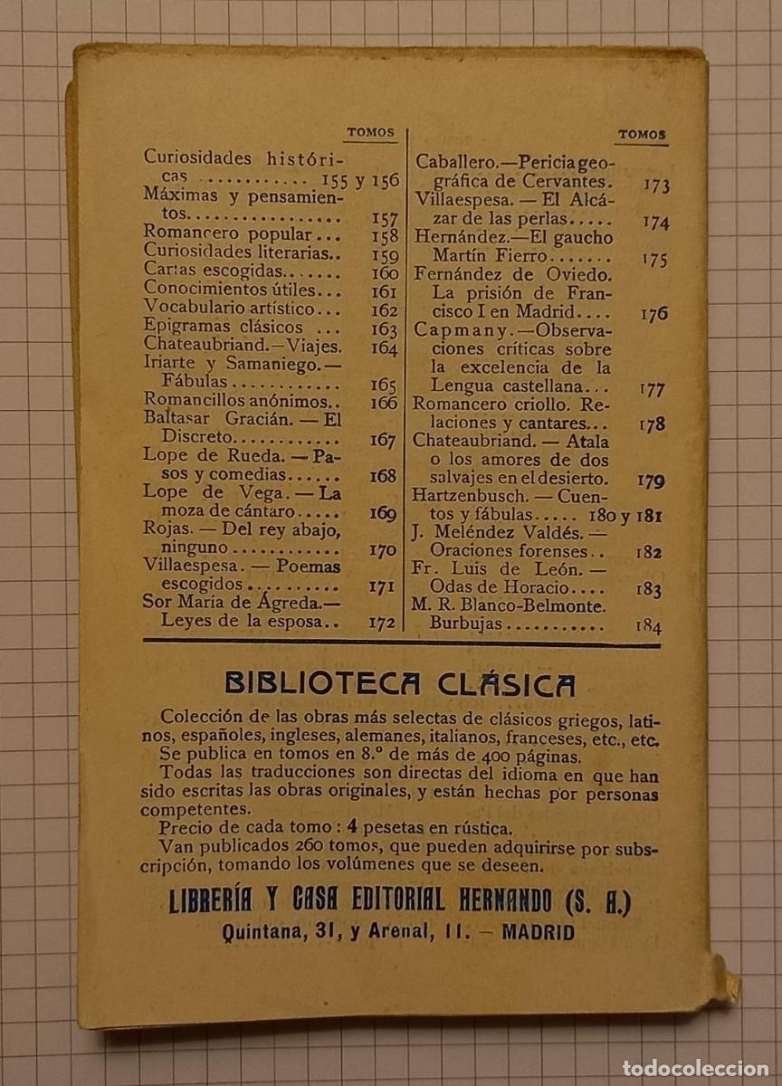 Libros de segunda mano: Libro de bolsillo Romancero del Cid castellano antiguo Edit. Universal 1929 - Foto 8