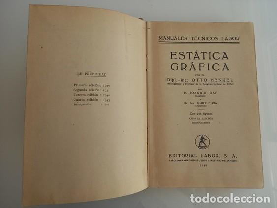 Libros de segunda mano: Est&aacute;tica Gr&aacute;fica. Otto Henkel. (Labor, 1949). - Foto 5