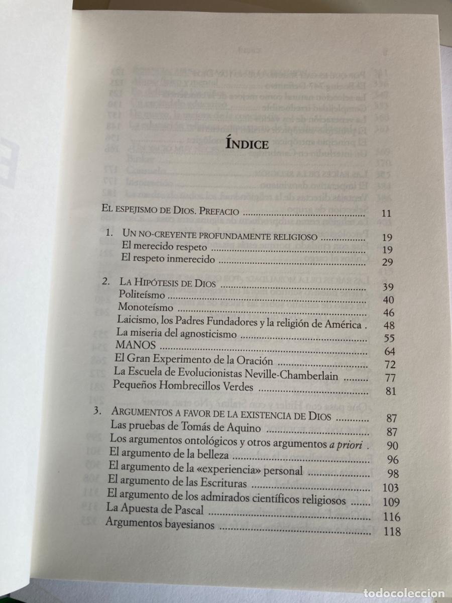 Libros de segunda mano: LIBRO. El espejismo de Dios. Richard Dawkins. Espasa Calpe, 2007. - Foto 4