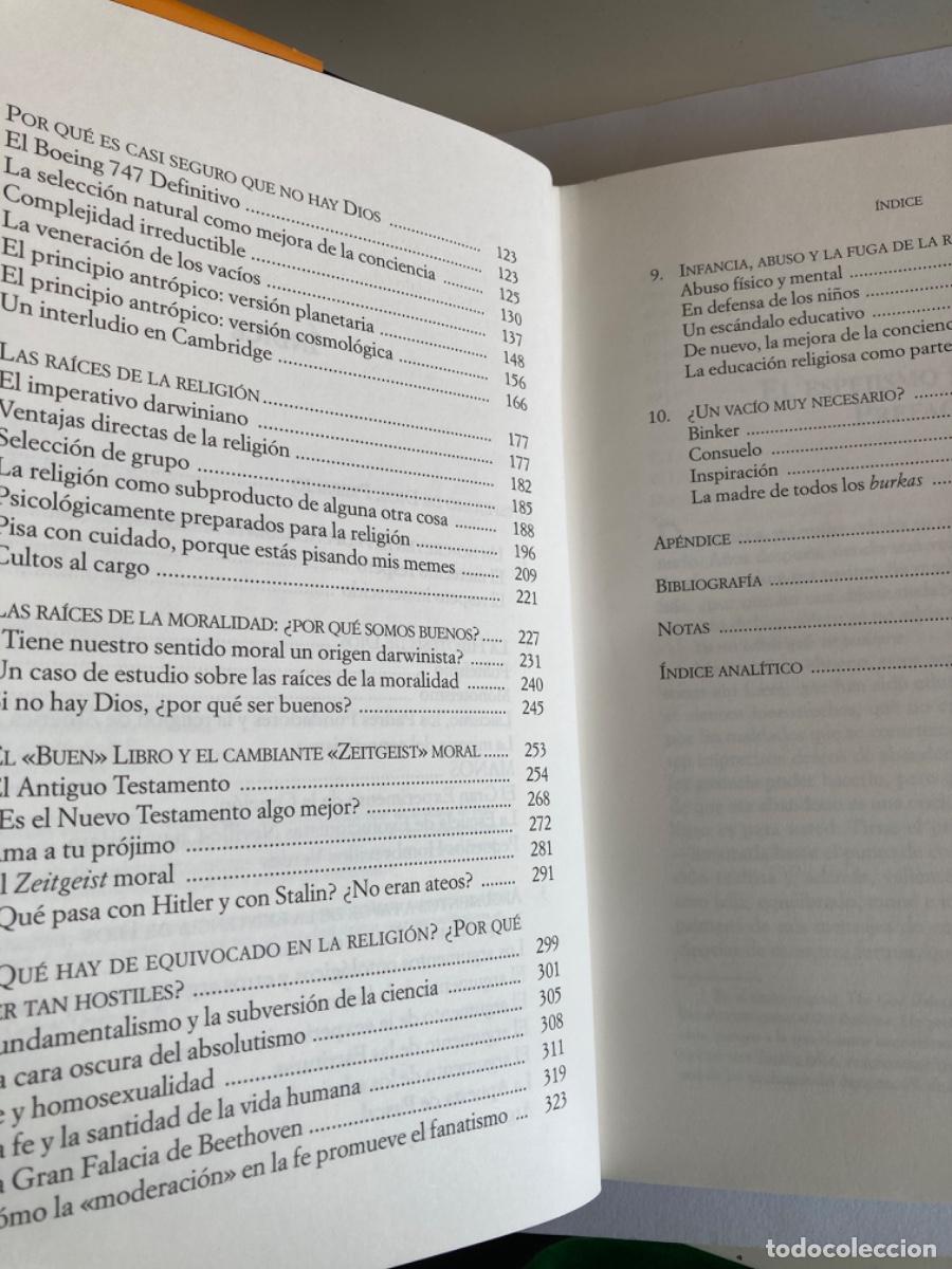 Libros de segunda mano: LIBRO. El espejismo de Dios. Richard Dawkins. Espasa Calpe, 2007. - Foto 5